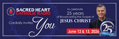 Gift Certificate for Sacred Heart Radio's 25th Anniversary Banquet (Digital)