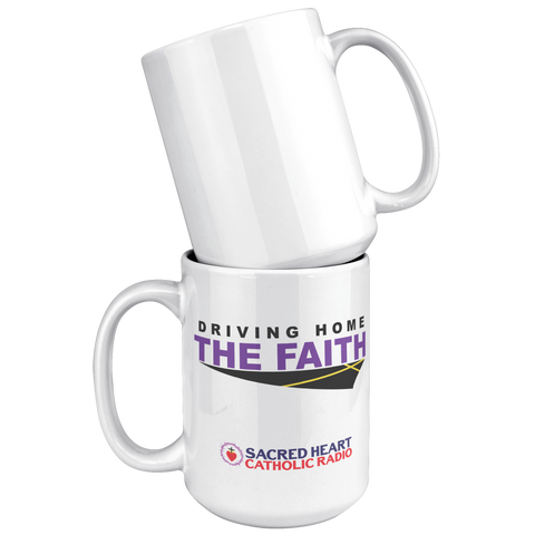 Driving Home the Faith 15oz Mug