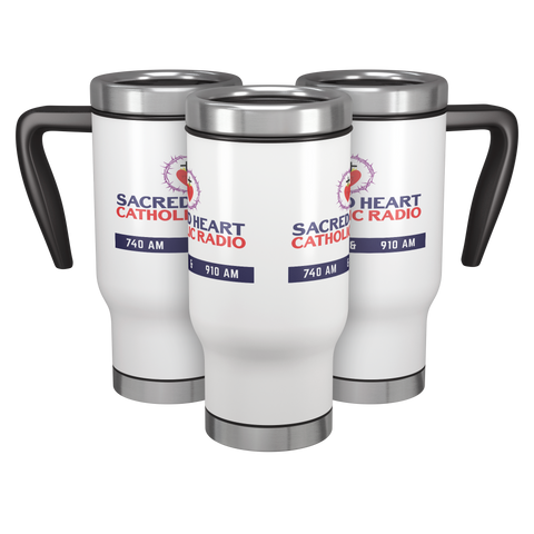Sacred Heart Radio 14oz Travel Mug
