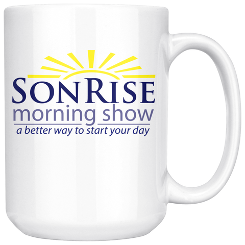 Son Rise Morning Show - Large Coffee Mug